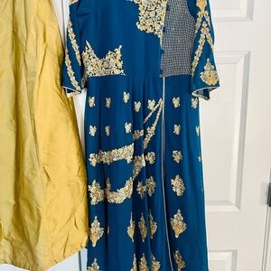 Faux Georgette Anarkali Suit, Salwar, and Dupatta